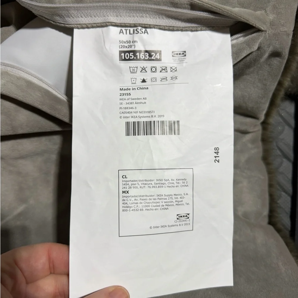 2 IKEA Faux Fur Pillow Cases